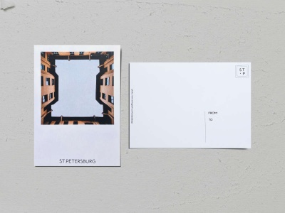 Почтовая открытка фото «Двор-колодец на Большой Монетной, 22», Валерия Кузнецова