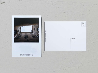 Почтовая открытка фото «Двор-колодец в Тучковом переулке», Валерия Кузнецова