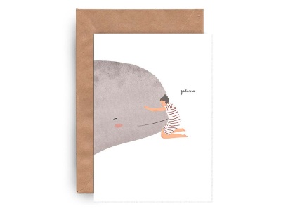 Почтовая открытка «Забота»