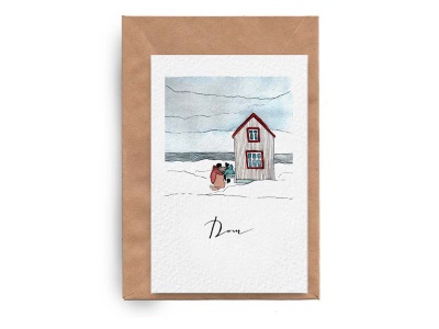 Почтовая открытка «Дом»