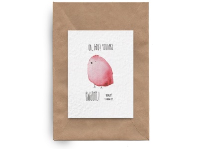 Почтовая открытка «Ты классный!»