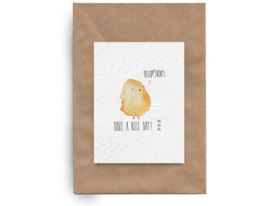 Почтовая открытка «Привет, хорошего дня!»