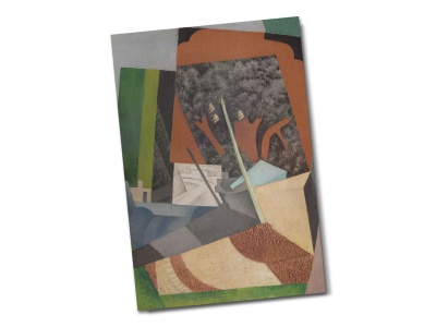 Почтовая открытка «Телеграфный столб» автор Диего Ривера