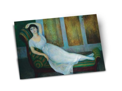 Почтовая открытка «Портрет Ангелины Беловой» автор Диего Ривера