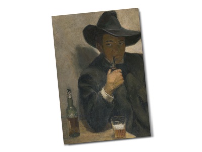 Почтовая открытка «Автопортрет» автор Диего Ривера