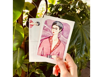 Почтовая открытка «Фрида в халате», Елена Пирус