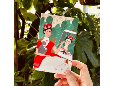 Почтовая открытка «Фрида автопортрет»