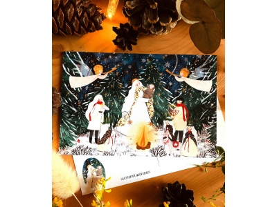 Почтовая открытка «Рождество», Елена Пирус