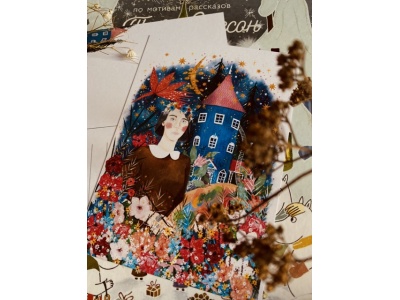 Почтовая открытка Портрет Туве Янссон, Елена Пирус