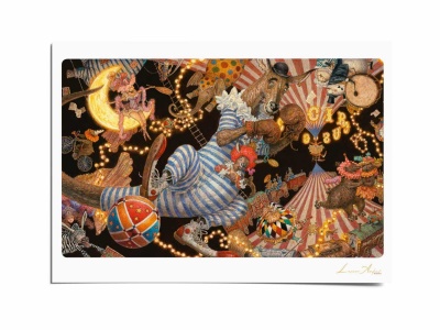 Почтовая открытка по мотивам сказки «Бом-Бом-Бом», Антон Ломаев