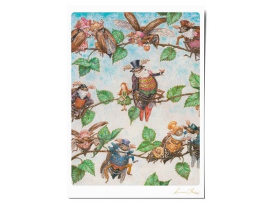 Почтовая открытка по мотивам сказки «Дюймовочка», Антон Ломаев