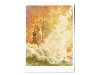 Почтовая открытка по мотивам сказки «Русалочка», Антон Ломаев