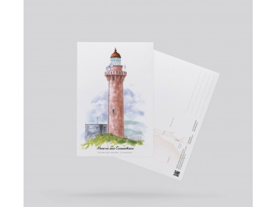 Почтовая открытка «Маяк на мысе Слепиковского» (о. Сахалин)