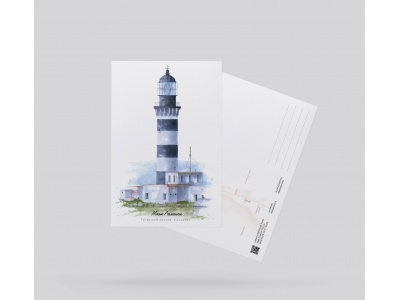 Почтовая открытка «Маяк Ламанон» (о. Сахалин)