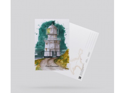 Почтовая открытка «маяк Меганомский» (Черное море, Крым)