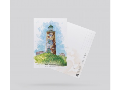 Почтовая открытка «Маяк Жижгинский» (Баренцево море. Россия)