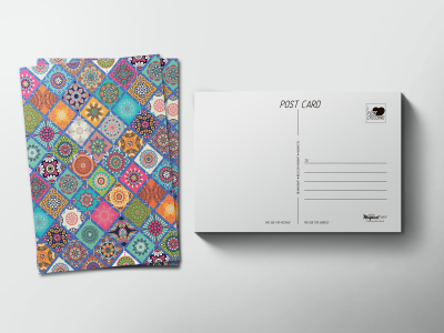 Почтовая открытка «Узоры»