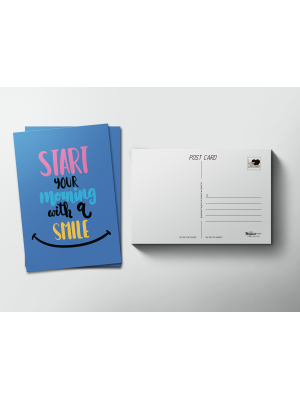 Почтовая открытка «Smile»