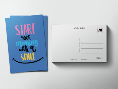 Почтовая открытка «Smile»