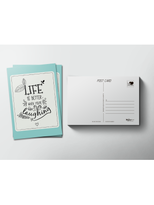 Почтовая открытка «Life»