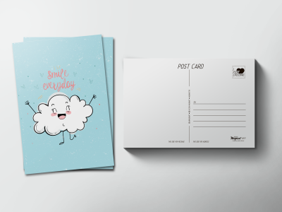 Почтовая открытка «Smile everyday»