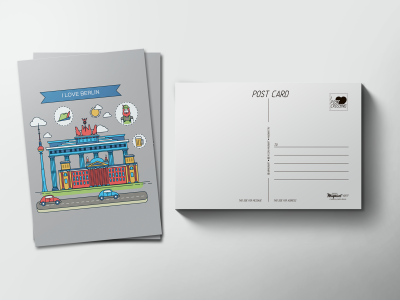 Почтовая открытка «Berlin, Берлин»