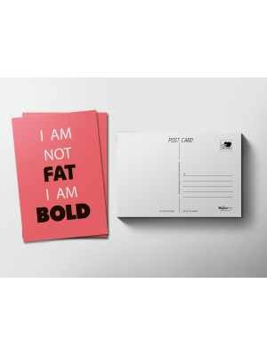 Почтовая открытка «FAT-BOLD»