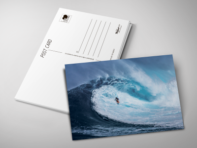 Почтовая открытка «Поймать волну»