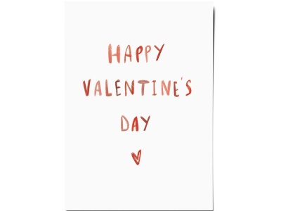 Открытка «Valentine’s day». O paper paper