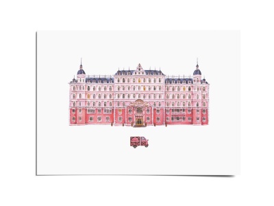 Открытка «Budapest». O paper paper