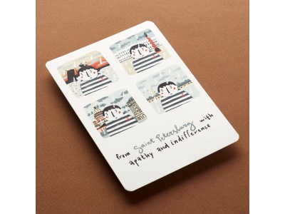 Почтовая открытка «Form St. Petersburg With apathy»