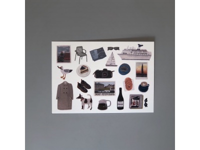 Открытка почтовая "Стиль Петербурга, пальтишко"