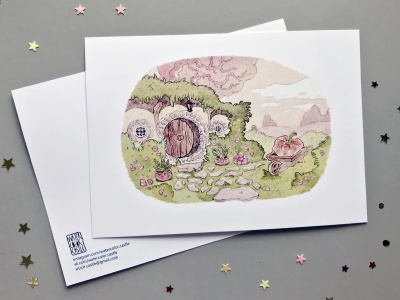 Открытка «Дом Хоббита»