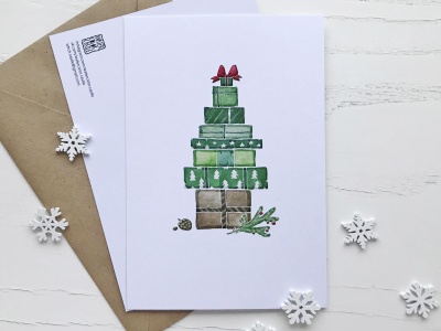 Открытка «Елочка»