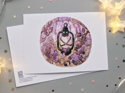 Открытка «Фонарик».