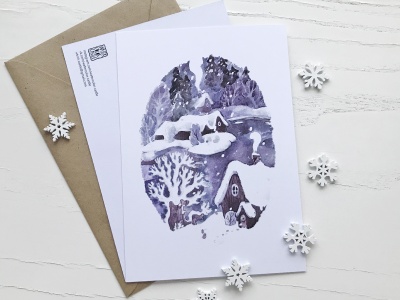 Открытка «Зима»