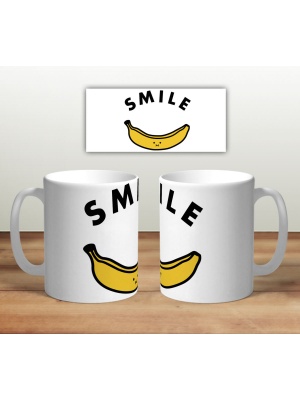 Кружка сувенирная «Smile банан»