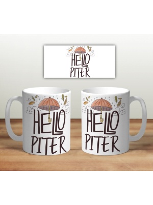 Кружка сувенирная «Hello PITER»