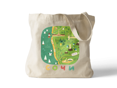 Сумка шопер «Карта региона» (Сочи)