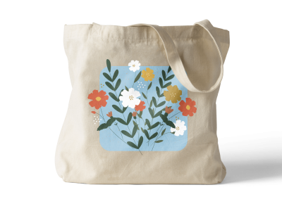 Сумка шоппер «Цветы»
