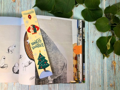 Закладка книжная «Sweater weather»