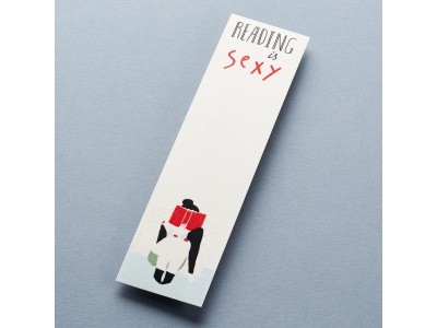 Закладка книжная «Reading is sexy»